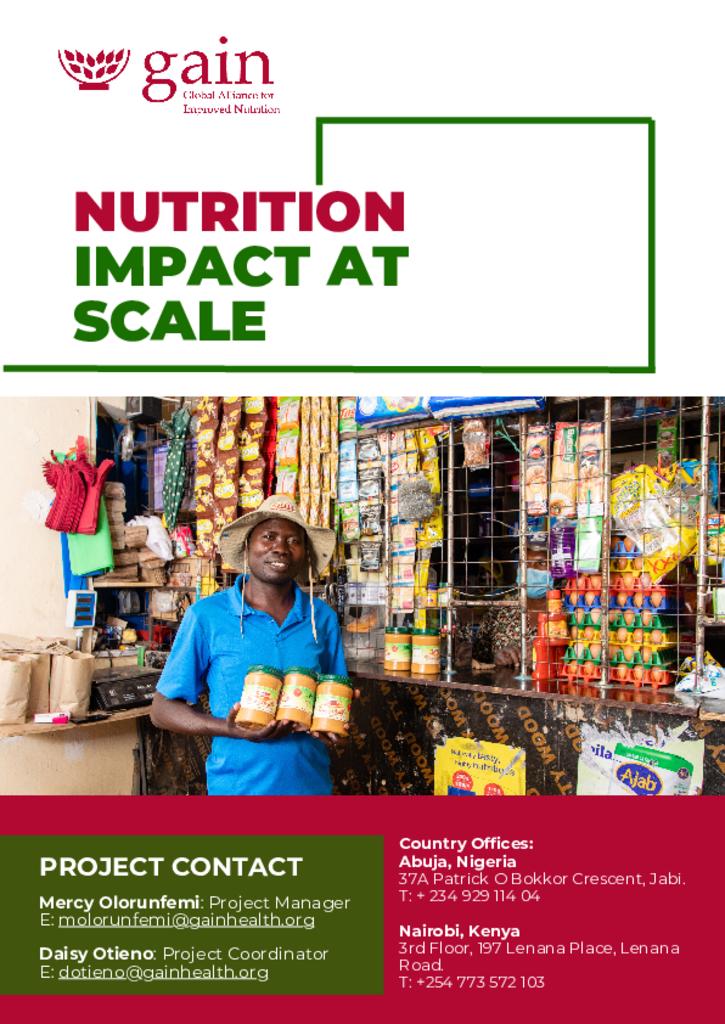 Nutrition Impact at Scale Profile