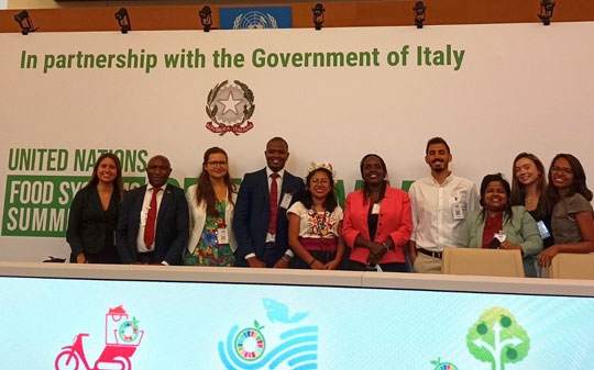 Youth advocates at the UN Food systems Summit