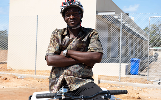 Saide on a nutribike